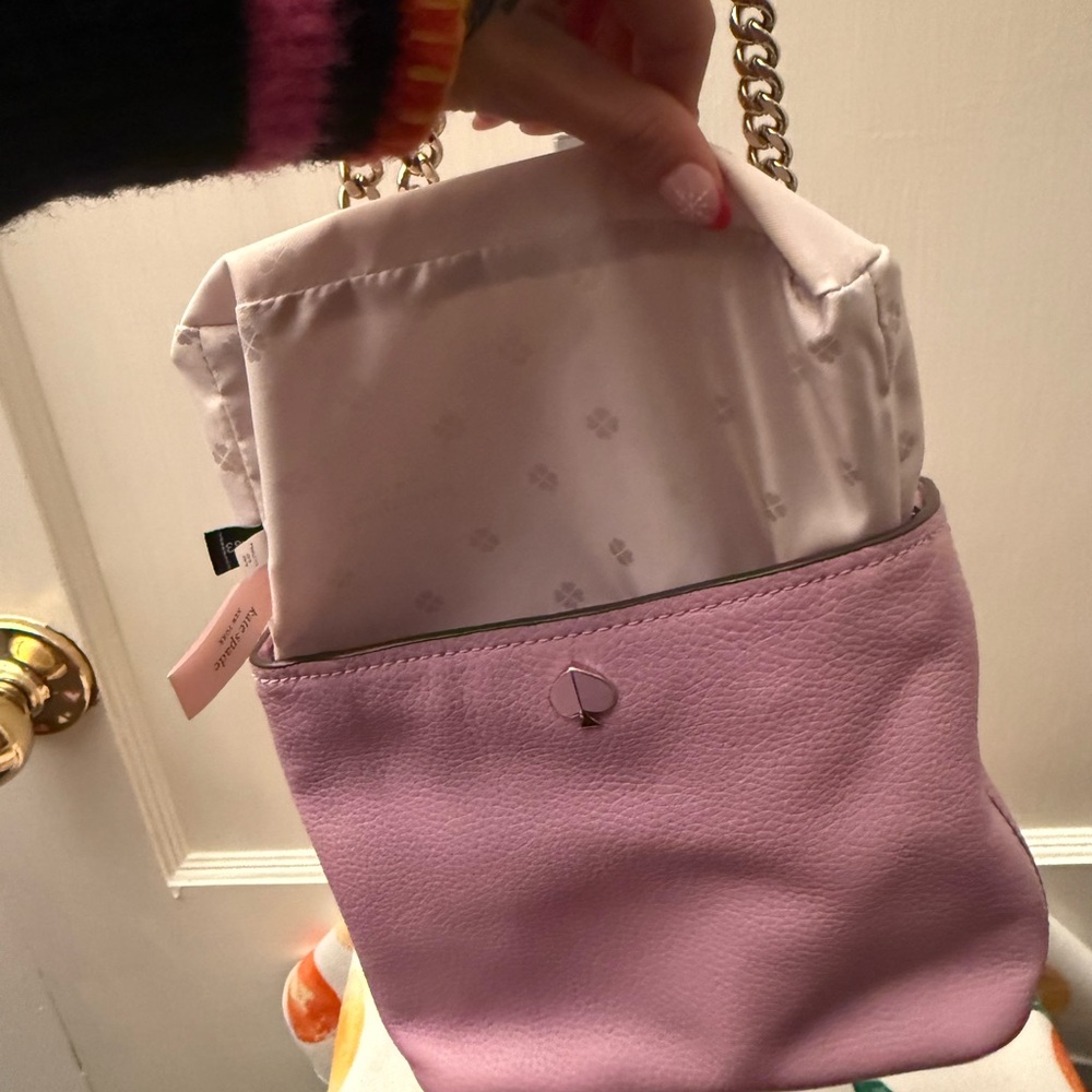 Kate Spade Lavender Crossbody/Shoulder Bag with Chain Straps - Picture 8 of 11
